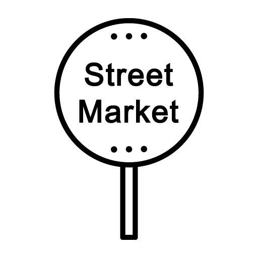 Street Market Sign Icon