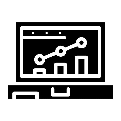 Project Dashboard Glyph Icon | Project Assesment