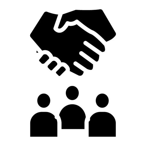 Team Collaboration Glyph Icon | Project Assesment