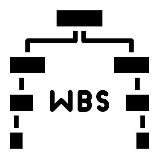 Work Breakdown Structure Glyph Icon