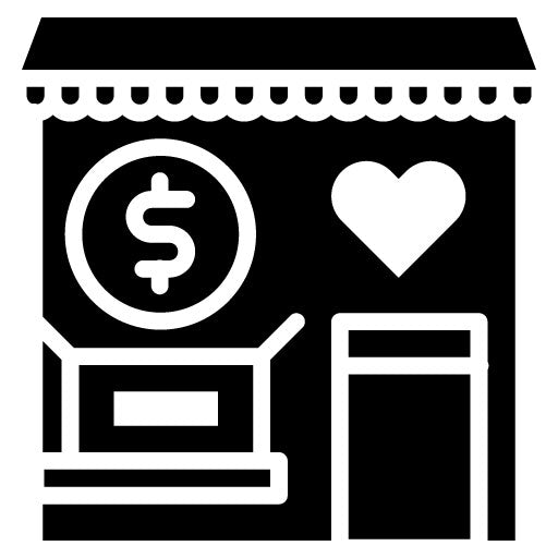 Charity Shop Glyph Icon