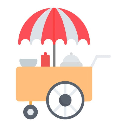 Food Stall Flat Icon