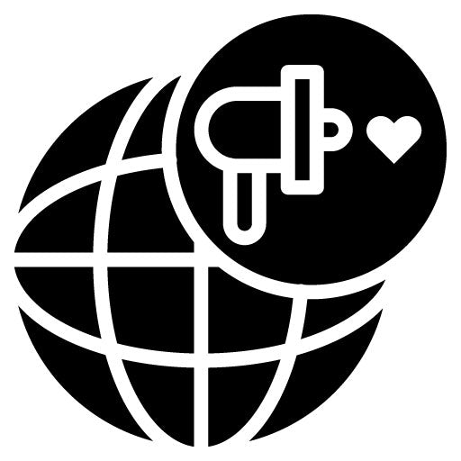 Global Outreach Glyph Icon