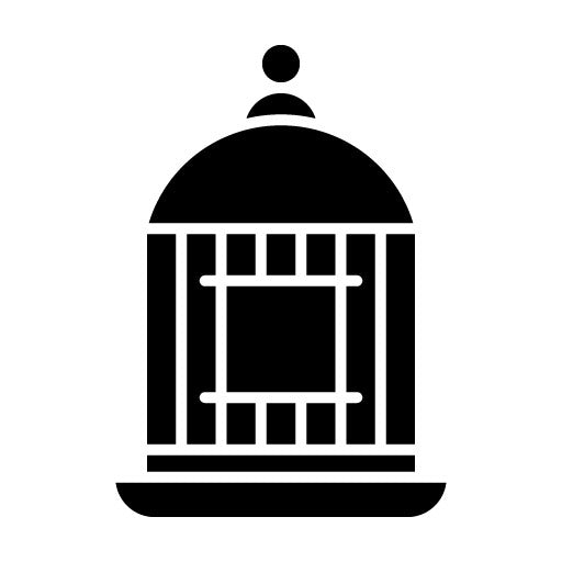 Birdcage Glyph Icon