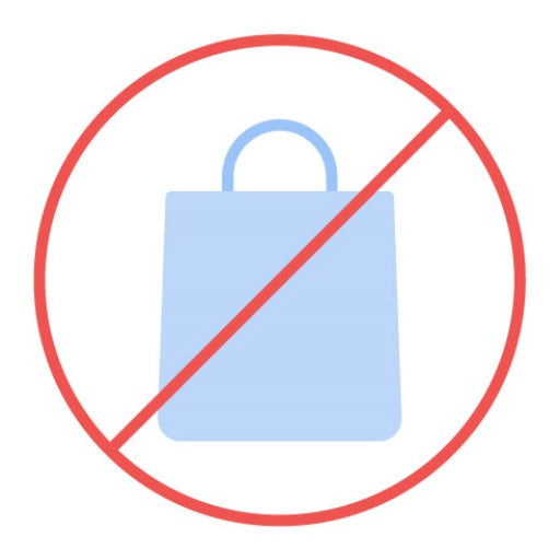 No Plastic Bags Flat Icon