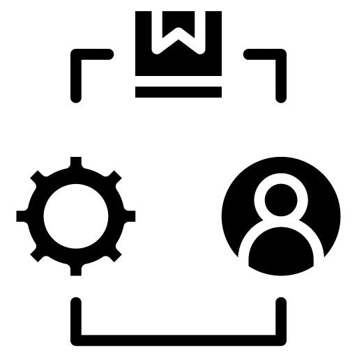 Supply Chain Optimization Glyph Icon