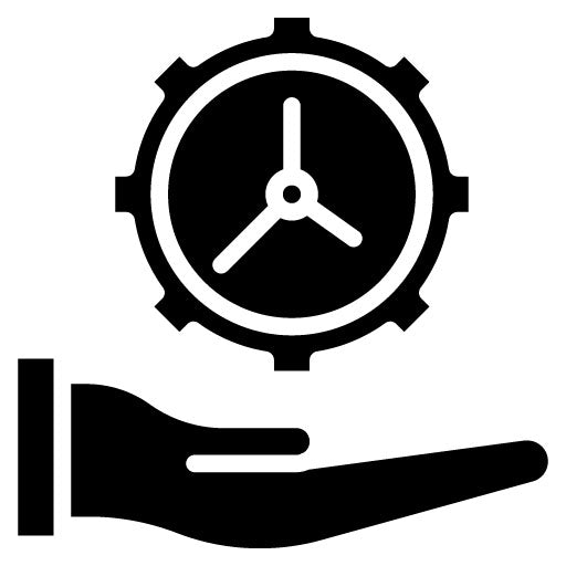 Time Management Glyph Icon | Business Performance