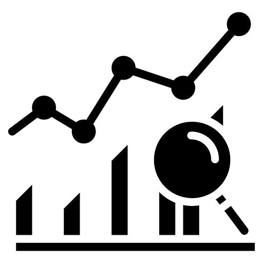 Trend Analysis Glyph Icon | Business Performance