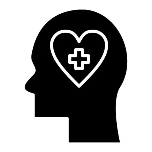 Mental Health Glyph Icon | Mental Health