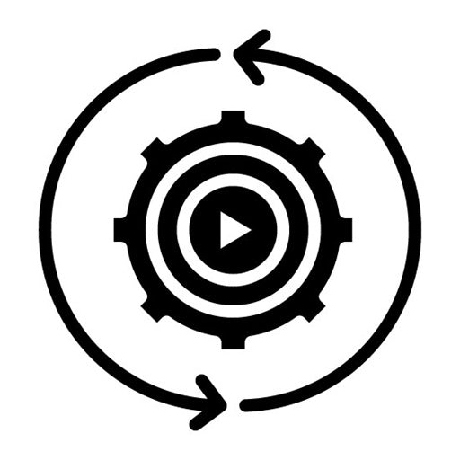 Automation Glyph Icon | Mass Production