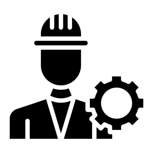 Industrial Engineering Glyph Icon
