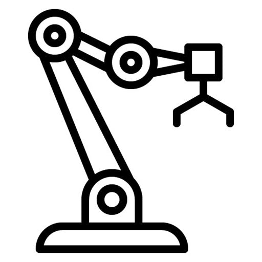 Industrial Robot Icon | Mass Production