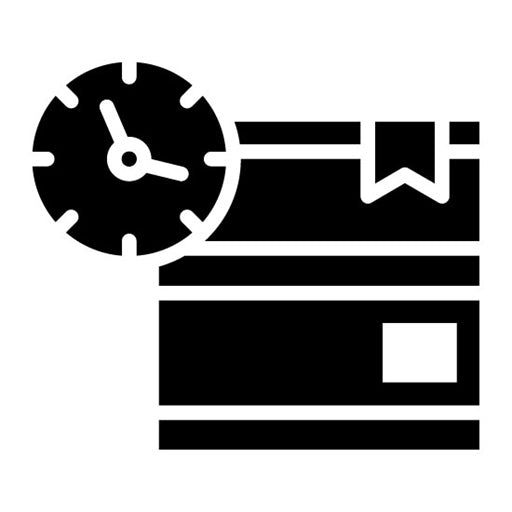 Just In Time Glyph Icon