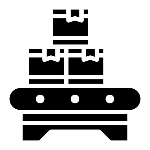 Lean Manufacturing Glyph Icon