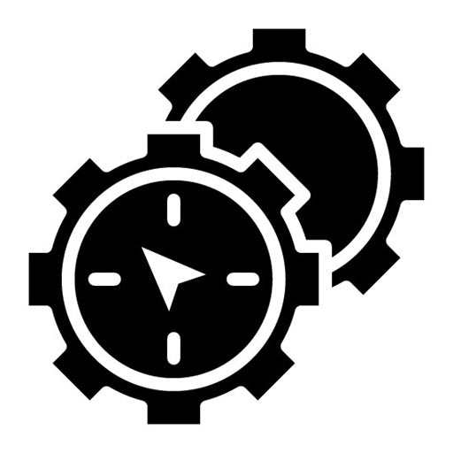 Precision Engineering Glyph Icon