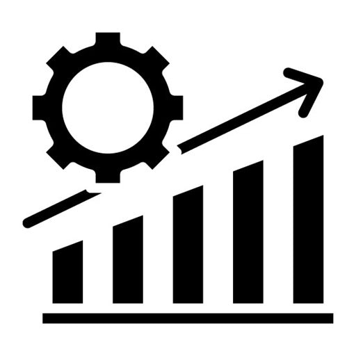 Productivity Glyph Icon | Mass Production