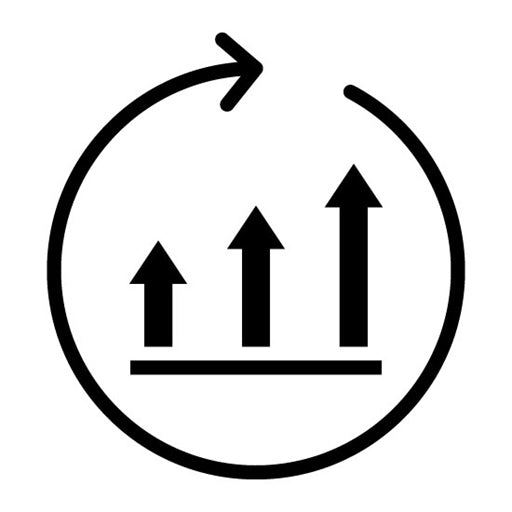 Scalability Glyph Icon | Mass Production