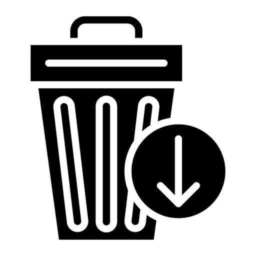 Waste Reduction Glyph Icon