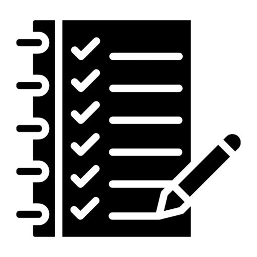 Action Items Glyph Icon