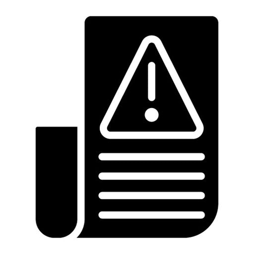 Contingency Plan Glyph Icon