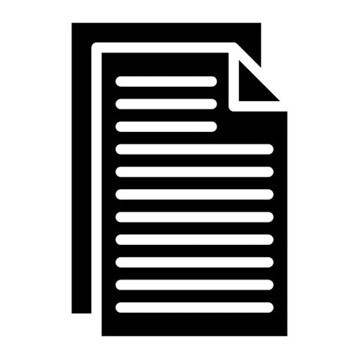Documentation Glyph Icon