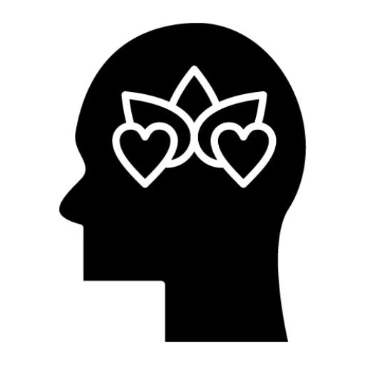 Calm Emotion Glyph Icon