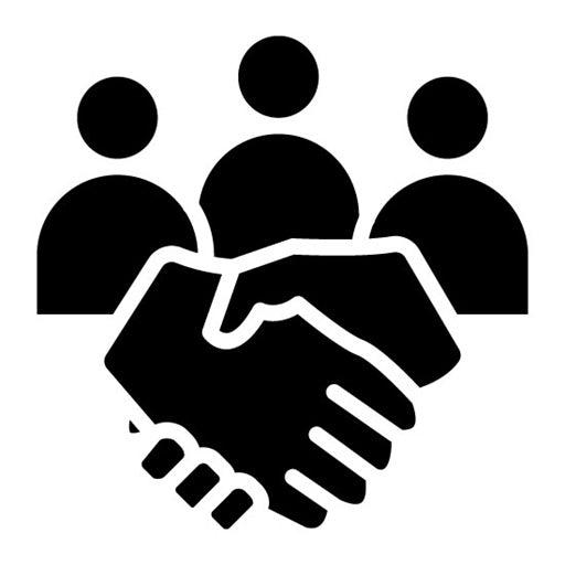 Team Collaboration Glyph Icon