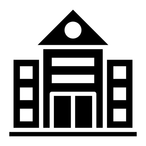 Civic Center Glyph Icon