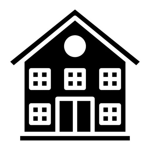 Community Center Glyph Icon