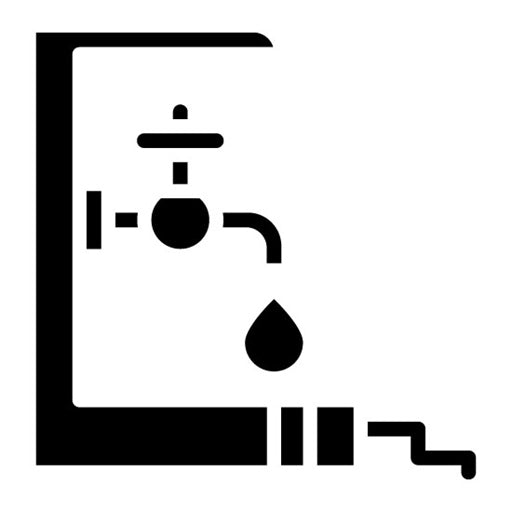 Water Supply Glyph Icon | Public Utilities