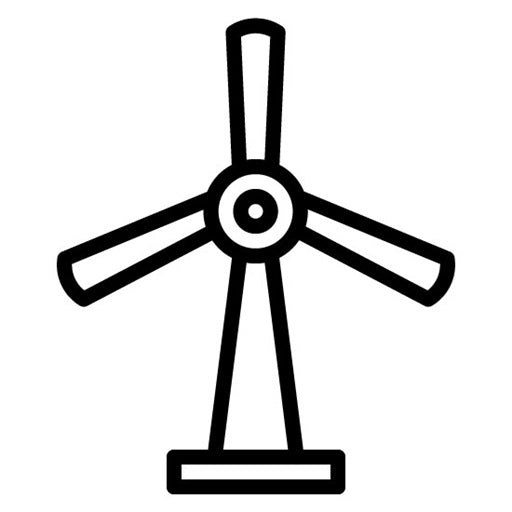 Wind Turbine Icon | Public Utilities