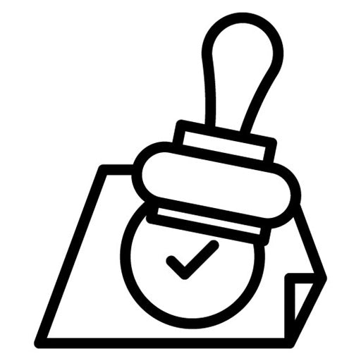 Approval Stamp Icon