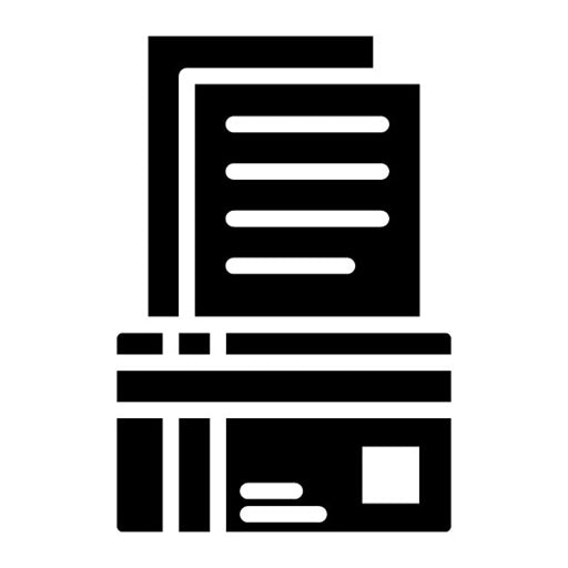 Credit History Glyph Icon