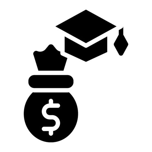 Student Loan Glyph Icon