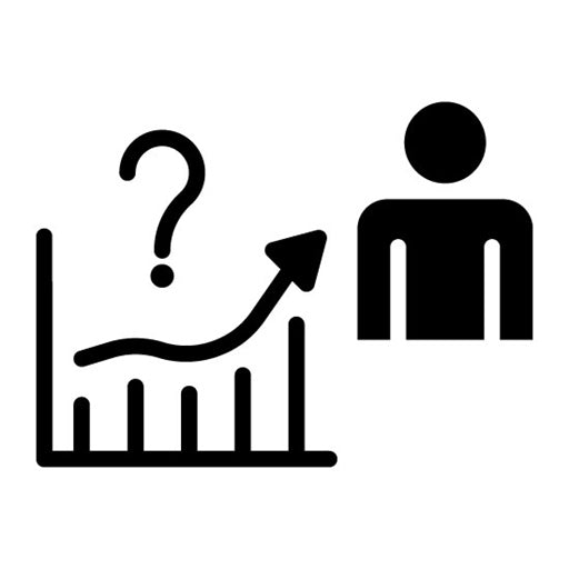 Demand Forecasting Glyph Icon