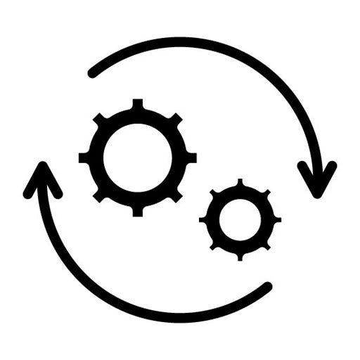 Process Automation Glyph Icon