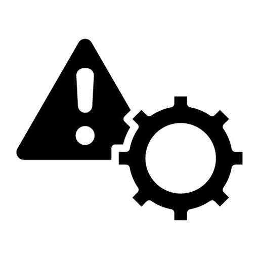 Risk Management Glyph Icon | Operations Management