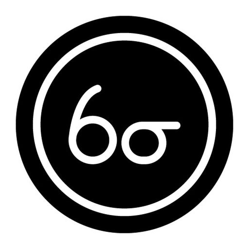 Six Sigma Glyph Icon | Operations Management
