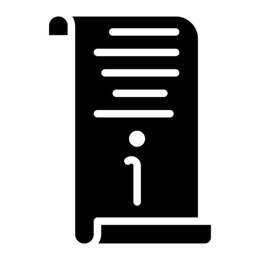 Work Instruction Glyph Icon