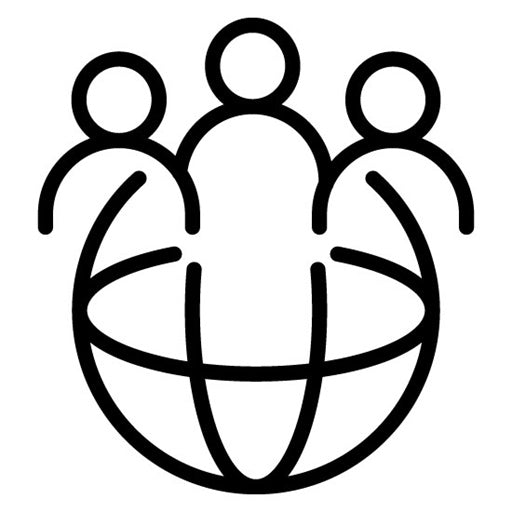 Global Team Icon | Remote Working