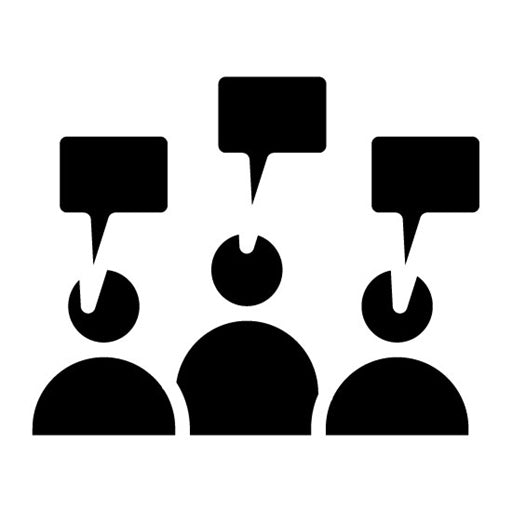 Team Chat Glyph Icon