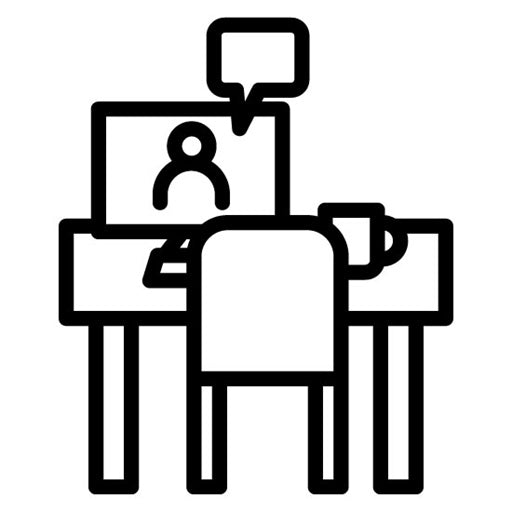 Telecommuting Icon