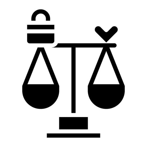 Work Life Balance Glyph Icon | Remote Working