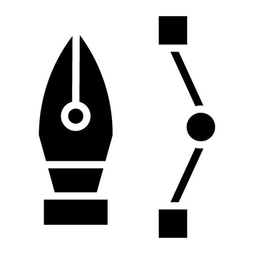 Graphic Design Glyph Icon | Freelancer