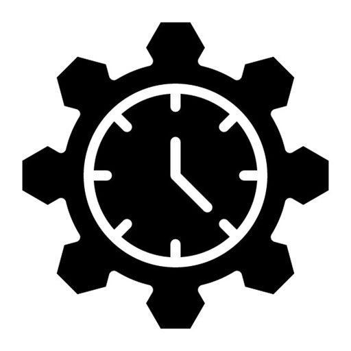 Time Management Glyph Icon | Freelancer