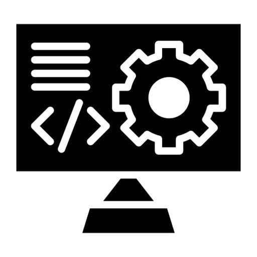 Web Development Glyph Icon | Freelancer