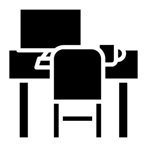 Workspace Desk Glyph Icon