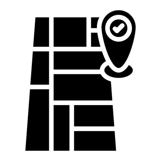 Address Verification Glyph Icon