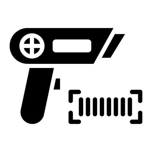 Barcode Scanner Glyph Icon | Order Fulfilment