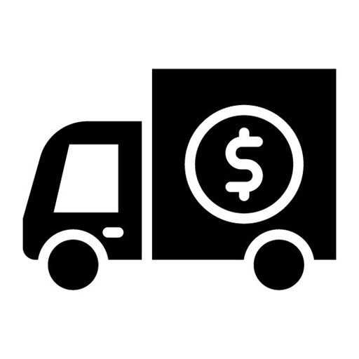 Shipping Cost Glyph Icon